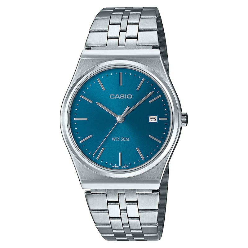 Main Image 1 of Casio Collection MTP-B145D-2A2VEF Blue Dial Stainless Steel Watch