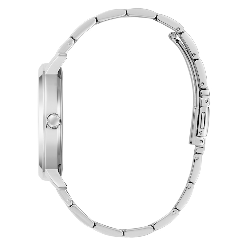 Main Image 2 of Guess Ladies' Stone Set Heart Detail Dial Stainless Steel Bracelet Watch
