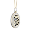 Thumbnail Image 1 of Silver and Gold Plated Slide Heart Locket