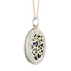 Thumbnail Image 2 of Sterling Silver and Gold Plated Slide Heart Locket