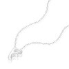 Thumbnail Image 2 of Sterling Silver 'F' Initial Necklace