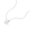 Thumbnail Image 2 of Sterling Silver 'K' Initial Necklace