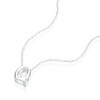 Thumbnail Image 2 of Sterling Silver 'Q' Initial Necklace