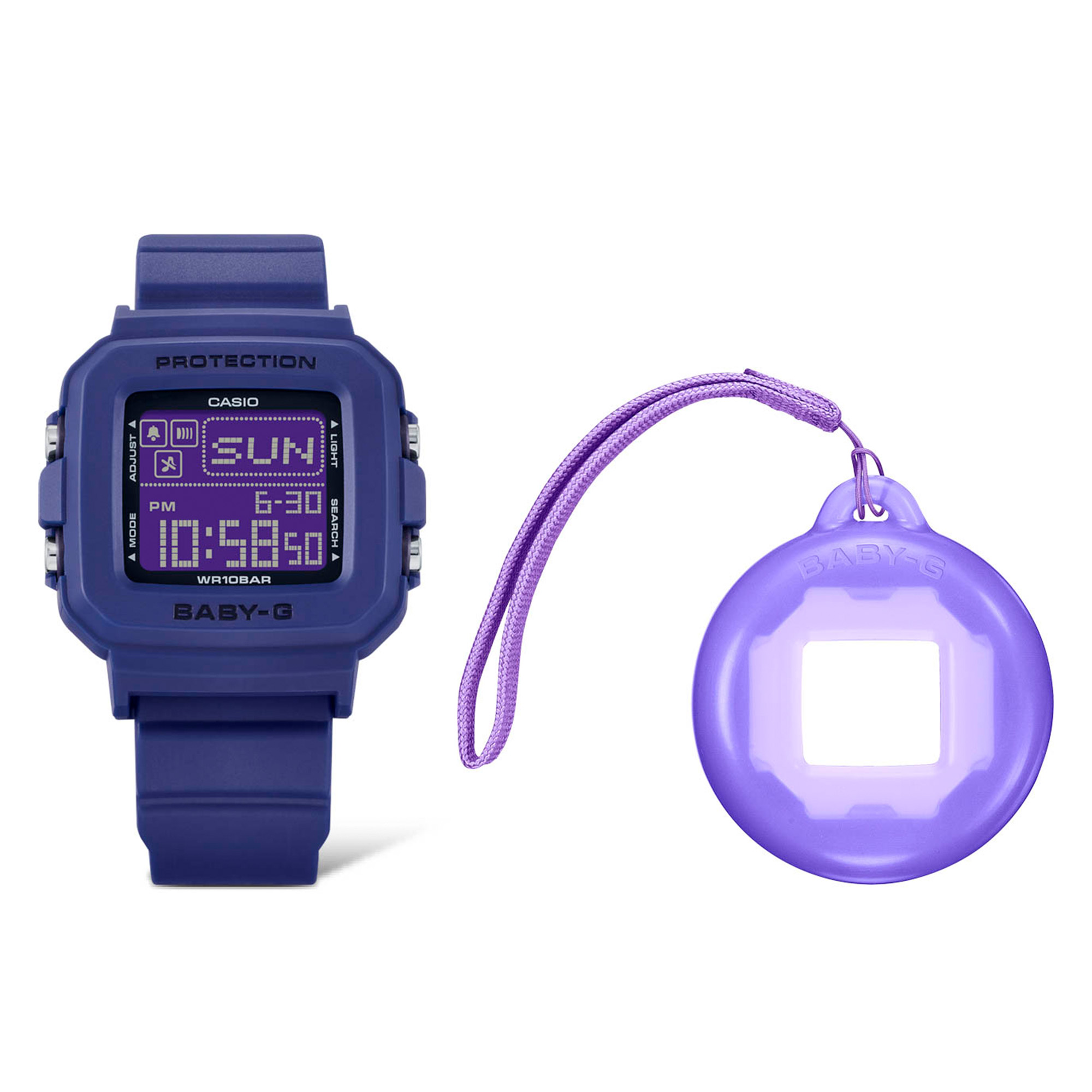 Main Image 2 of Casio Baby-G BGD-10K-2ER Ladies' Navy Strap Watch