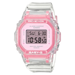 Casio Baby-G BGD-565SJ-7ER Ladies' Clear Strap Watch