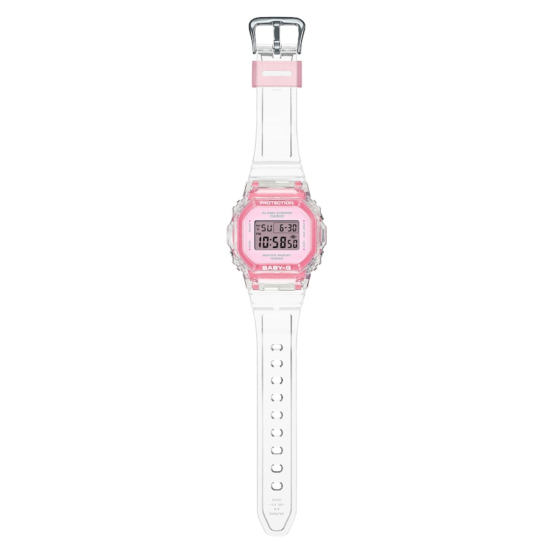 Main Image 2 of Casio Baby-G BGD-565SJ-7ER Ladies' Clear Strap Watch