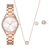 Thumbnail Image 1 of Michael Kors Lauryn Ladies' Mother Of Pearl Dial Rose Gold Tone Bracelet Watch