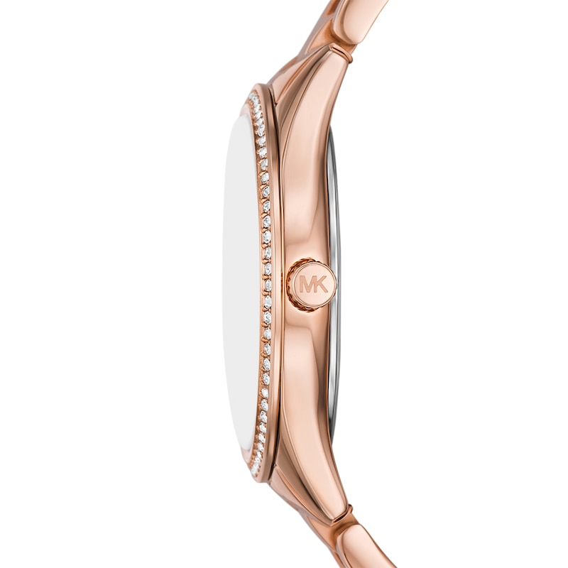 Main Image 2 of Michael Kors Lauryn Ladies' Mother Of Pearl Dial Rose Gold Tone Bracelet Watch