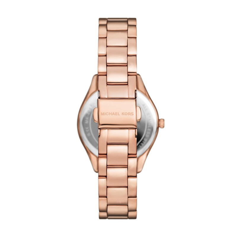 Main Image 3 of Michael Kors Lauryn Ladies' Mother Of Pearl Dial Rose Gold Tone Bracelet Watch