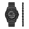 Thumbnail Image 1 of Armani Exchange Men's Black Dial Black Tone Bracelet Watch & Bracelet Set