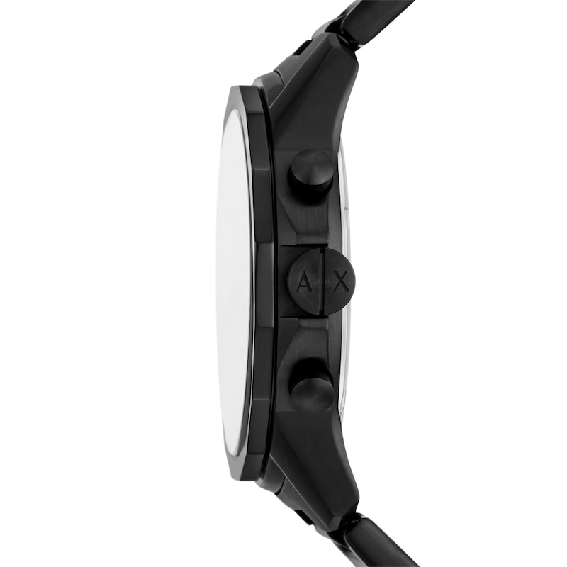 Main Image 5 of Armani Exchange Men's Black Dial Black Tone Bracelet Watch & Bracelet Set