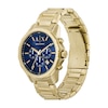 Thumbnail Image 3 of Armani Exchange Men's Blue Dial Gold Tone Bracelet Watch & Bracelet Set