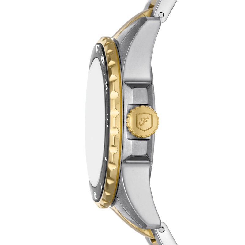 Main Image 2 of Fossil Blue Dive Ladies' Black Dial Two Tone Stainless Steel Watch