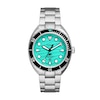 Thumbnail Image 1 of Fossil Breaker Men's Green Wave Dial Stainless Steel Bracelet Watch
