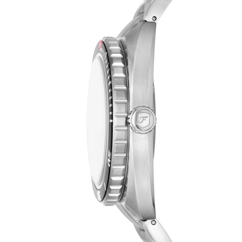 Main Image 2 of Fossil Breaker Men's Green Wave Dial Stainless Steel Bracelet Watch