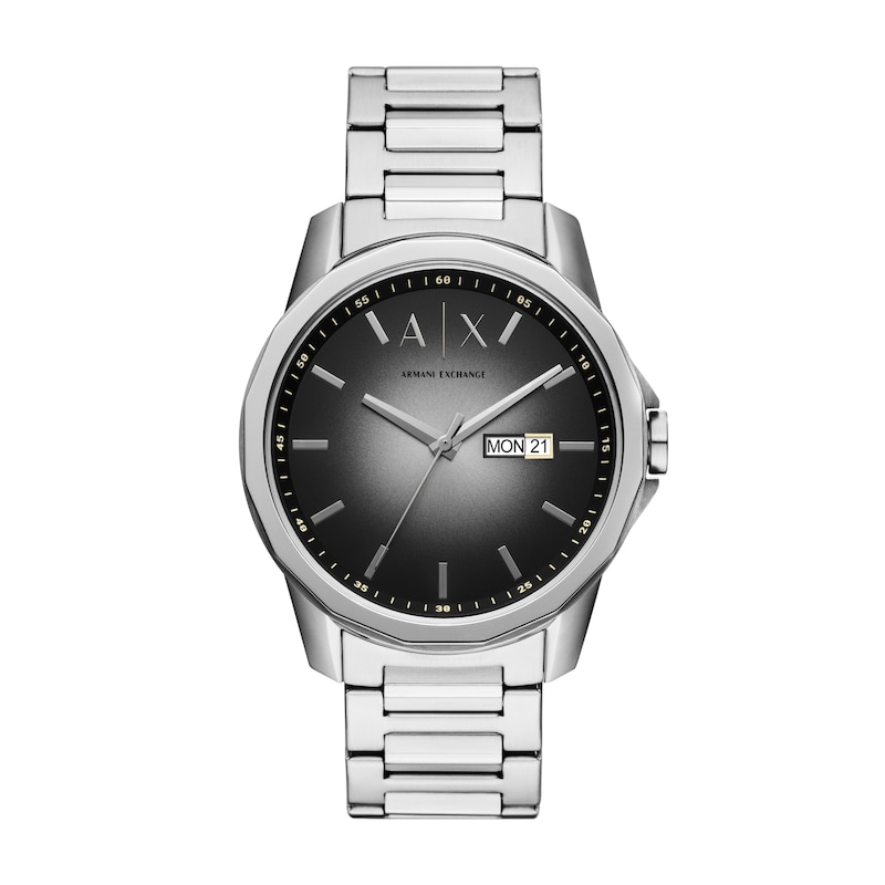 Main Image 1 of Armani Exchange Men's Black Graduated Dial Stainless Steel Watch