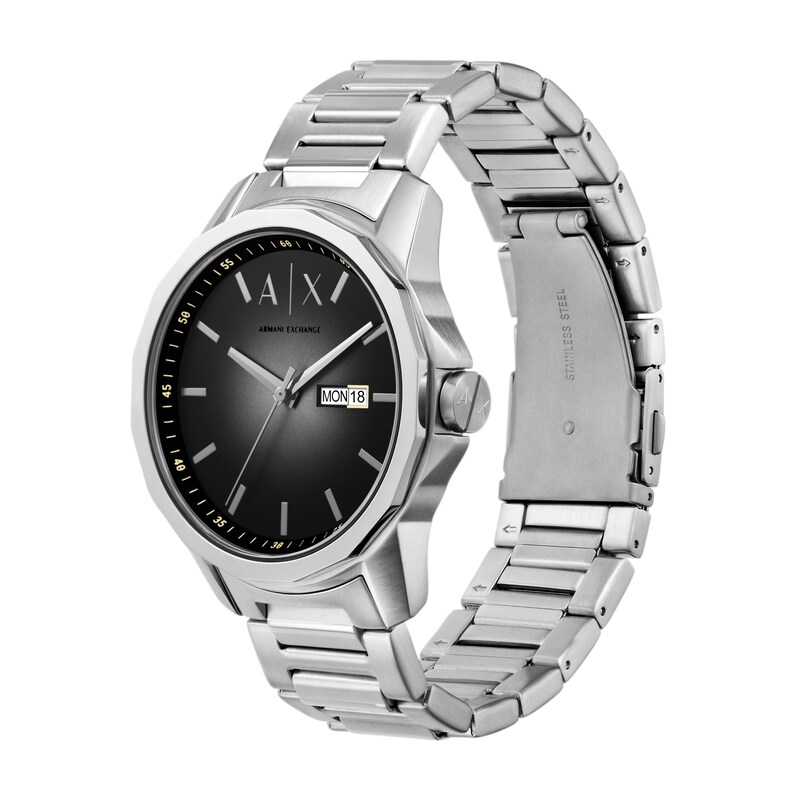 Main Image 4 of Armani Exchange Men's Black Graduated Dial Stainless Steel Watch