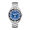 Thumbnail Image 1 of Fossil Breaker Men's Blue Wave Dial Stainless Steel Bracelet Watch