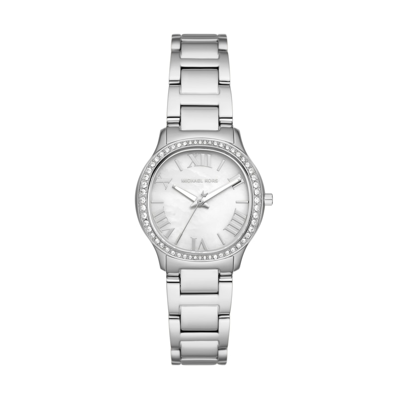 Main Image 1 of Micheal Kors Sage Ladies' MOP Round Stainless Steel Bracelet Watch