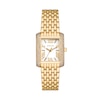 Thumbnail Image 1 of Micheal Kors Emery Ladies' Rectangle White Dial Gold Tone Bracelet Watch