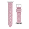 Thumbnail Image 0 of Guess Logo Embellished Pattern Pink Silicone Apple Watch Strap- 38-40mm