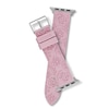 Thumbnail Image 2 of Guess Logo Embellished Pattern Pink Silicone Apple Watch Strap- 38-40mm