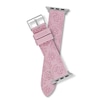 Thumbnail Image 3 of Guess Logo Embellished Pattern Pink Silicone Apple Watch Strap- 38-40mm