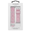Thumbnail Image 4 of Guess Logo Embellished Pattern Pink Silicone Apple Watch Strap- 38-40mm