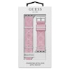 Thumbnail Image 5 of Guess Logo Embellished Pattern Pink Silicone Apple Watch Strap- 38-40mm