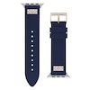 Thumbnail Image 1 of Guess Stone Embellished Blue Silicone Apple Watch Strap- 42-44mm