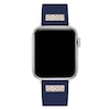 Thumbnail Image 1 of Guess Stone Embellished Blue Silicone Apple Watch Strap- 42-44mm
