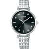 Thumbnail Image 1 of Lorus Signature Ladies' Black Dial Stainless Steel Bracelet Watch