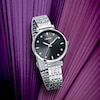 Thumbnail Image 3 of Lorus Signature Ladies' Black Dial Stainless Steel Bracelet Watch
