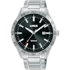 Thumbnail Image 1 of Lorus Signature Men's Black Dial Stainless Steel Bracelet Watch