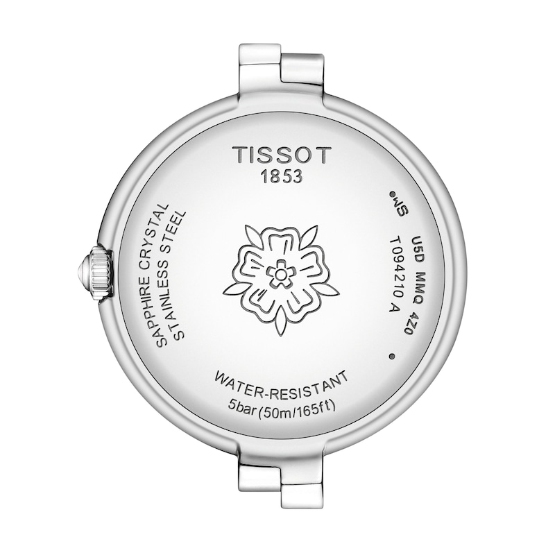 Tissot Flamingo Ladies' MOP Diamond Dial Stainless Steel Watch