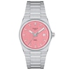 Thumbnail Image 1 of Tissot PRX Ladies' Pink Textured Dial Stainless Steel Watch