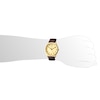 Thumbnail Image 2 of Limit Men's Yellow Gold Plate & Brown Crocodile Strap Watch