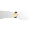 Thumbnail Image 3 of Limit Men's Yellow Gold Plate & Brown Crocodile Strap Watch