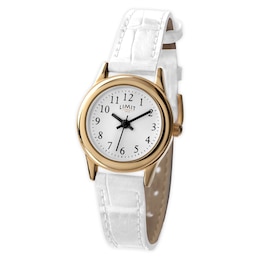 Limit White Strap Watch