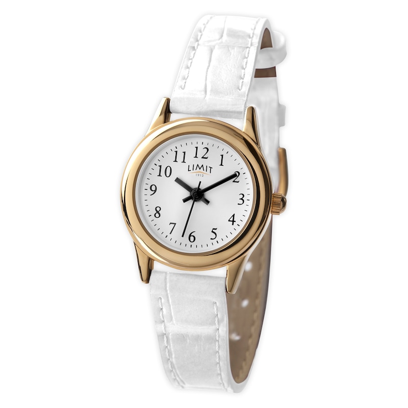 Main Image 1 of Limit White Strap Watch