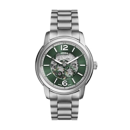 Fossil Heritage Men's Automatic Stainless Steel Bracelet Watch