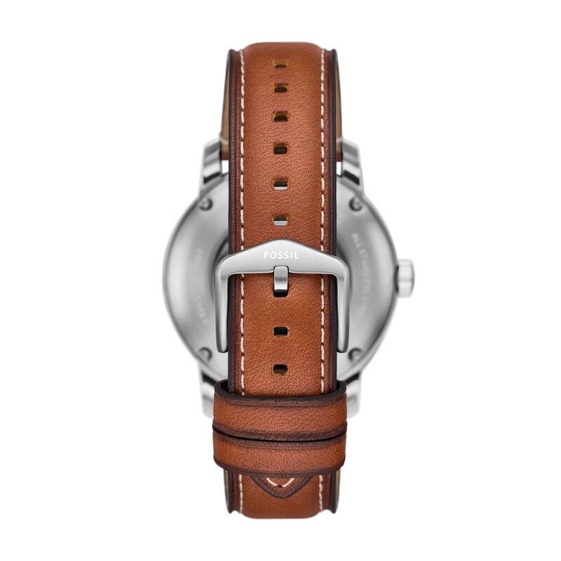 Main Image 3 of Fossil Heritage Men's Automatic Brown Leather Strap Watch