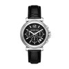 Thumbnail Image 1 of Michael Kors Maren Ladies' Chronograph Black Leather Strap Watch