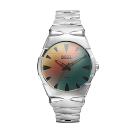 Diesel D-Sruptor Men's Multicoloured Dial Stainless Steel Bracelet Watch