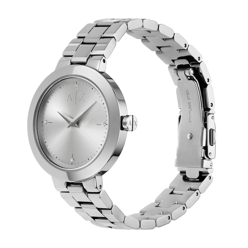 Main Image 3 of Armani Exchange Ladies' Silver Tone Stainless Steel Bracelet Watch