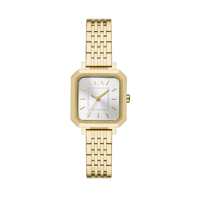Main Image 1 of Armani Exchange Ladies' Square Dial Gold Tone Bracelet Watch