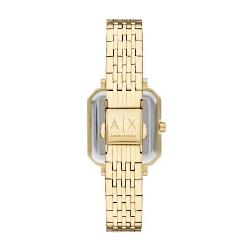 Main Image 4 of Armani Exchange Ladies' Square Dial Gold Tone Bracelet Watch