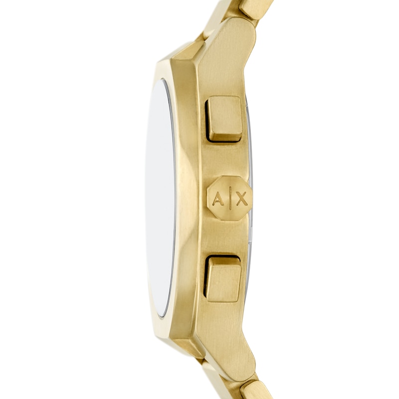 Main Image 3 of Armani Exchange Sync Men's Black Chronograph Dial Gold Tone Bracelet Watch