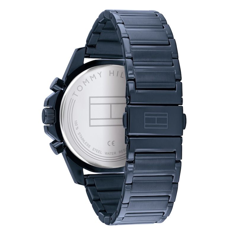Main Image 3 of Tommy Hilfiger Men's Blue IP Stainless Steel Bracelet Watch