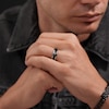 Thumbnail Image 4 of Police Men's Halo Stainless Steel Wing Logo Black Textured Ring- Size V